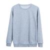 IEPOFG Sweatshirt for Women Fall Fashion Long Sleeve Pullover Crewneck Shirt Tops Teen Girl Casual Oversized Workout Sweater Gray view 3