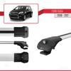 acpar Compatible with Ford Kuga (C394) 2008-2012 ACE-1 Car Roof Rack Cross Bar Grey Aluminium 2 Bars view 3