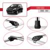 acpar Compatible with Ford Kuga (C394) 2008-2012 ACE-1 Car Roof Rack Cross Bar Grey Aluminium 2 Bars view 4