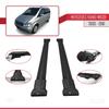 acpar Compatible with Mercedes Viano 2003-2010 Car Roof Rack Cross Bar FLY Model BLACK view 3
