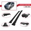 acpar Compatible with Mercedes Viano 2003-2010 Car Roof Rack Cross Bar FLY Model BLACK view 4