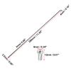 X AUTOHAUX 40 Pcs Bicycle Steel Spokes 14G Bike Spoke 286mm Length with Nipples for Most Bicycle view 3