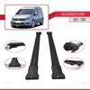 acpar Compatible with Volkswagen Caddy 2015-2019 Car Roof Rack Cross Bar Fly Model Black view 3