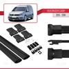 acpar Compatible with Volkswagen Caddy 2015-2019 Car Roof Rack Cross Bar Fly Model Black view 4