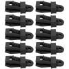 10Pcs Tarp Clips, Large Tent Clamps Heavy Duty Lock Grip Tarp Clamps, Multi Purpose Awning Clamps Tent Clips for Outdoor Camping Swimming Pool Canopy Cover(Black) view 1