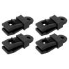 10Pcs Tarp Clips, Large Tent Clamps Heavy Duty Lock Grip Tarp Clamps, Multi Purpose Awning Clamps Tent Clips for Outdoor Camping Swimming Pool Canopy Cover(Black) view 2