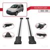 acpar Compatible with Volkswagen Caddy 2003-2010 Car Roof Rack Cross Bar Fly Model Grey view 3