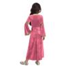 ACSUSS Big Girls Medieval Princess Maxi Dress Renaissance Long Bell Sleeve Vintage Retro Ball Gowns Pink 10 Years view 4