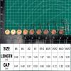 Dr.Fish 100 Pack EWG Hooks Bass Fishing Worm Hooks Extra Wide Gap Freshwater Fishing Carolina/Texas Rig 3/0 view 2