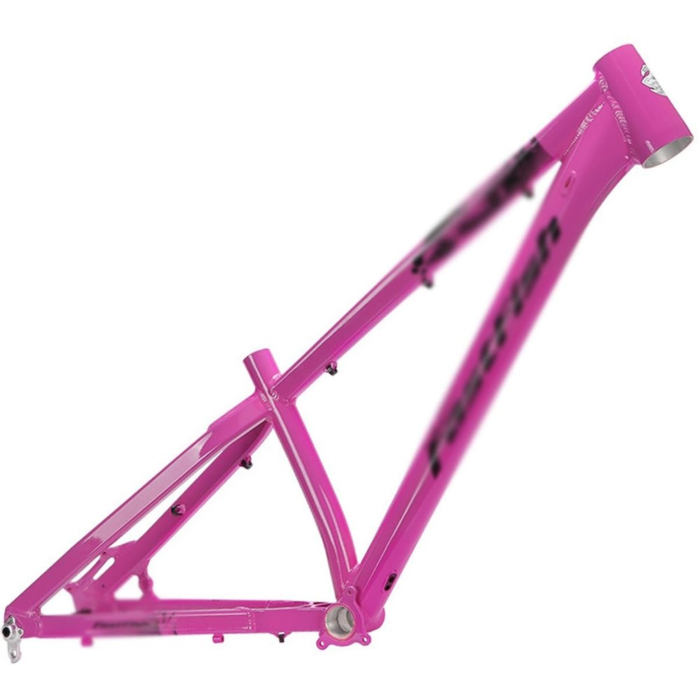 DHNCBGFZ Bike Frame 26er/27.5er Hardtail Mountain Bike Frame Thru Axle 12 * 142mm Aluminum Alloy Rigid Frame Internal Routing(Purple,26'')