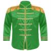 Yartina Mens Sgt. Pepper's 1960's Musician Jacket Medieval Hippy Costumes for Halloween Carnivals Party Green X-Large view 3