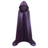 AOKID Witch,Cloak,Halloween Witch,Unisex Hooded Cloak,Reversible Hooded Adult Vampires Cape Cloak for Halloween Cosplay Costumes Black 140cm view 2