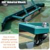 Tennis Court Squeegee Hard Floor Water Remover, Professional Aluminum Rainwater Sweeper, 2 EVA Foam Blades Included, Parking Lots/Basketball Courts view 4