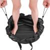 HEEPDD Wetsuit Changing Mat Oxford Cloth Soft Wetsuit Changing Pad Bag Drawstring Retraction for Swimming (All Black) view 4