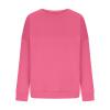 IEPOFG Women's Oversized Sweatshirt Teen Girls Long Sleeve Round Neck Hoodies Fall Fashion Pullover Comfy Outfits Blouse Tops Hot Pink view 4