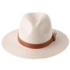 61Cm Big Size Straw Hat for Women Men Summer Wide Brim Sun Beach Cap Panama Fedora Jazz Hat Black 61CM view 2