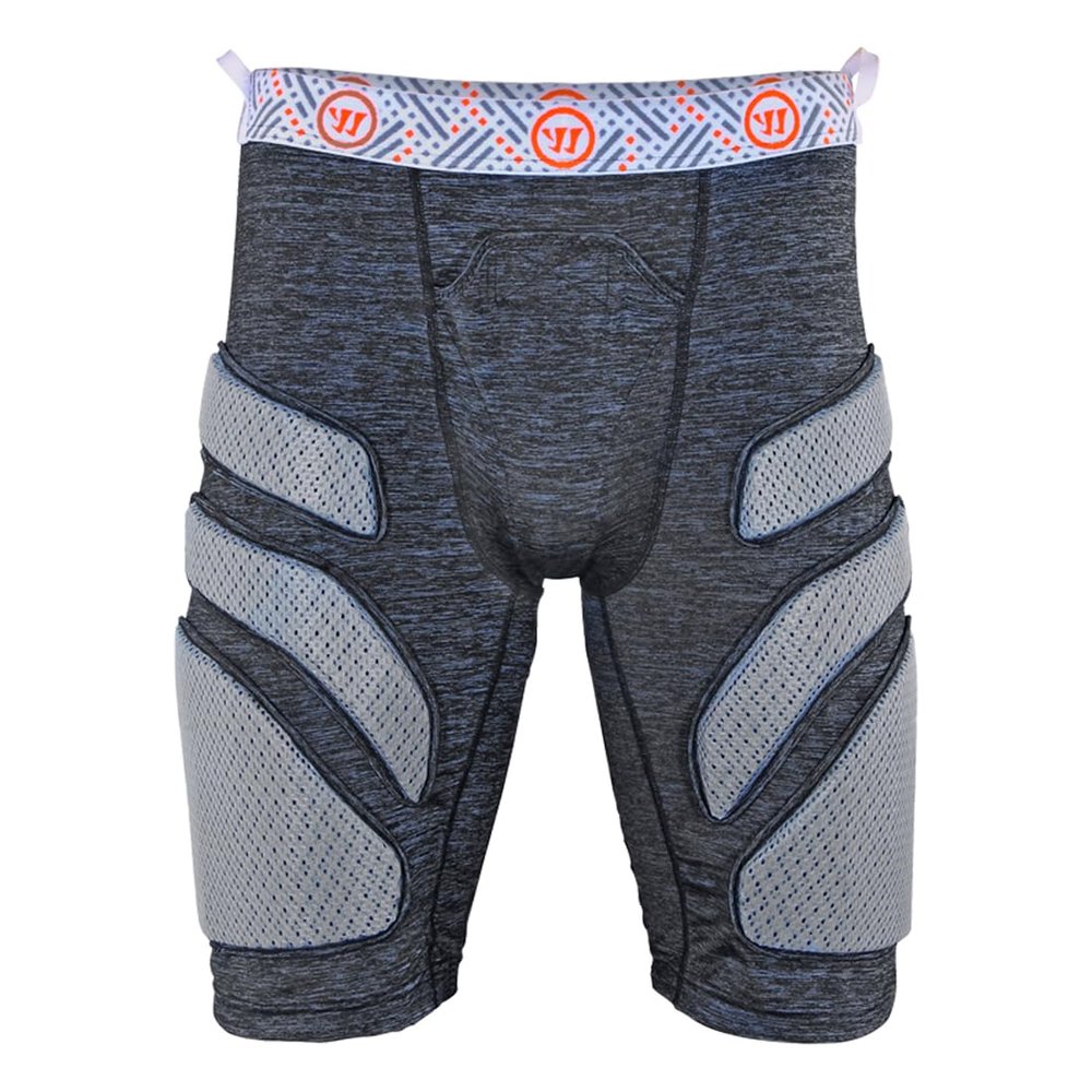 Warrior Burn Lacrosse Leg Pad Goalie Pants-Grey (Large)