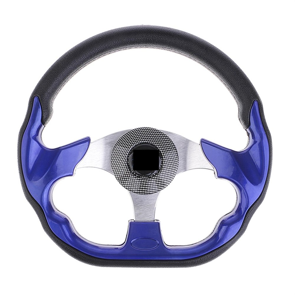 UNKOMN Boat Rudder 320mm Boat Steering Wheel Non-Directional 3 Spoke 3/4" Tapered Shaft for Marine Vessels Yacht Etc Boat Accessories Marine 2019 Steering Wheels