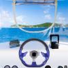 UNKOMN Boat Rudder 320mm Boat Steering Wheel Non-Directional 3 Spoke 3/4" Tapered Shaft for Marine Vessels Yacht Etc Boat Accessories Marine 2019 Steering Wheels view 4