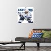 Trends International NHL Tampa Bay Lightning - Nikita Kucherov Feature Series 23 Wall Poster, 14.72" x 22.37", Premium Poster & Push Pin Bundle view 2