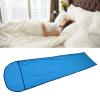 KJAOYU Sleeping Bag Liner Adult Sleep Sack Travel Sheets Sleeping Bag Liner Ultralight Multifunctional Elastic Sleeping Sack Liner for Outdoor CampingWine Red(Blue) view 2