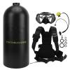 Haofy Diving Oxygen Cylinder, 30 to 50 Minutes Breathing Aviation Aluminum Kit for Underwater Entertainment (Black) view 1