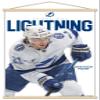 Trends International NHL Tampa Bay Lightning - Brayden Point Feature Series 23 Wall Poster, 22.37" x 34.00", Premium Print and Beechwood Hanger Bundle view 1