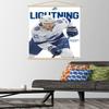 Trends International NHL Tampa Bay Lightning - Brayden Point Feature Series 23 Wall Poster, 22.37" x 34.00", Premium Print and Beechwood Hanger Bundle view 2