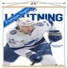 Trends International NHL Tampa Bay Lightning - Brayden Point Feature Series 23 Wall Poster, 22.37" x 34.00", Premium Print and Beechwood Hanger Bundle view 3