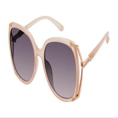 Southpole Women's 1092SP Glamorous Bling UV400 Protective Square Sunglasses. Cool Gifts for Her, 57 mm