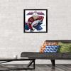 Trends International NHL Colorado Avalanche - Nathan MacKinnon Feature Series 23 Wall Poster, 22.4L x 14.7W, Black Framed Version view 2