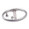 UNKOMN Boat Rudder 15.5" Stainless Steel Destroyer Rim Steering Wheel 3 Spokes Marine Boat Yacht Kayaks Accessories Steering Wheels view 3