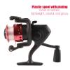 3Colors Freshwater Plastic Plating Lightweight Fishing Reel Tackle Accessory, Fishing Casting Reel (Plating Red) view 4