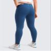 CRZ YOGA Girls Butterluxe Full Length Yoga Leggings - Athletic Sports Casual Pants High Waist Tights Kids Teen French Navy Small view 3