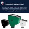 Standard Golf Classic Ball Washer - 4 Ball Capacity Golf Ball Cleaner | Improved Brush Design, Available in 7 Colors, Crank Style with Built-in Overflow Tubes | Perfect for Club Courses, Pros, & Home view 2
