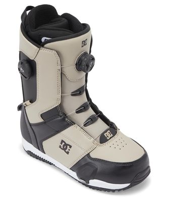 DC Shoes Men's Control Step On Snowboard Boots - Micro-Adjustable BOA Stable Snowboarding Boot with Lightweight Multi-Layer Liner & Molded Insole, Light Brown/White, 11.5