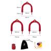 3Pcs Golf Putting Gates, Putter Gates, Aluminum Alloy Portable Lightweight Target Putter Goal, Precision Practice Supplies Golf Accessories, view 3