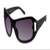 Southpole Women's 1098SP Embellished Wrap UV400 Protective Rectangular Sunglasses. Cool Gifts for Her, 59 mm, Black view 1