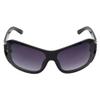 Southpole Women's 1098SP Embellished Wrap UV400 Protective Rectangular Sunglasses. Cool Gifts for Her, 59 mm, Black view 2