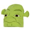 Bioworld Shrek Costume Beanie Green Ogre Character Face Cuff Knit Beanie Hat w/ 3D Ears view 3