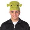 Bioworld Shrek Costume Beanie Green Ogre Character Face Cuff Knit Beanie Hat w/ 3D Ears view 4