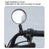 Bike Mirrors,Tunable Rear View Mirror, Wide Angle Round Scooter Rearview Mirror,Universal Shockproof Rear View Mirror for most mobility scooters and Wheelchair - 2 Pieces view 3