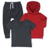 HonestBaby Holiday Outfit Sets Tops and Bottoms 100% Organic Cotton for Baby and Toddler Boys, Unisex, Black Night, 2T view 1