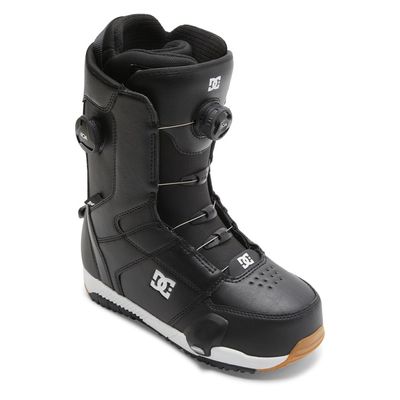 DC Shoes Men's Control Step On Snowboard Boots - Micro-Adjustable BOA Stable Snowboarding Boot with Lightweight Multi-Layer Liner & Molded Insole, Black/White, 10