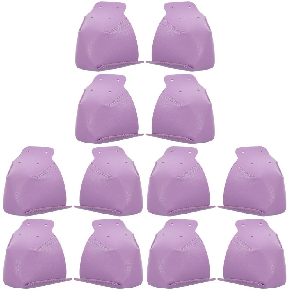 BESPORTBLE 6pairs Skates Toe Guards Professional Toe Caps Wear-Resistant Easy to Clean for Long Use