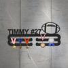 24 Hour Crafts Custom Metal Sports Medal Wall Art - Custom Sports Sign - 14 Color Options view 2