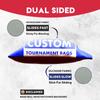 Beerpongtoss Tournament & Pro Custom Cornhole Bags, Personalized Cornhole Bean Bags for Your Loved Ones, Flag, State, College, Includes Score Tower and Carry Case (8, Tournament Custom Cornhole Bags) view 3