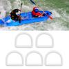 GLOGLOW DRing Tie Anchor, SemiCircular DRing Surfing Widely Used for Surfing (Grey) view 2