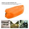Haofy Inflatable Lounger Air Sofa, Foldable Easy Inflation Abrasion Comfortable Inflatable Sofa Portable for Outdoor (Orange), Haofyk3aegwbd1f-13 view 3