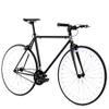 Golden Cycles Fixed Gear Single Speed Bike - Perfect Urban Commuter Bicycle with Front and Rear Brakes - Ideal for Teens and Adults - The Bike Comes in Different Sizes (41cm, Domino) view 1